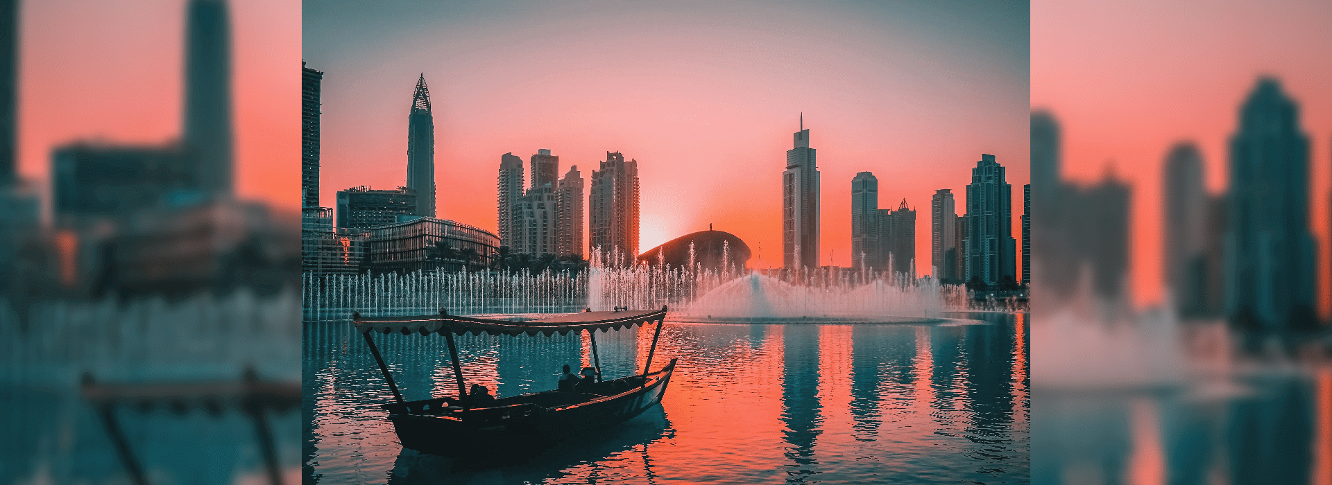 Dubai Fountain Show Lake ride from Ras Al Khaimah